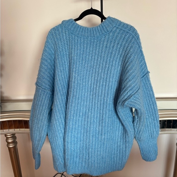 Free People Blue Bell Sweater in Blue - Picture 2 of 4